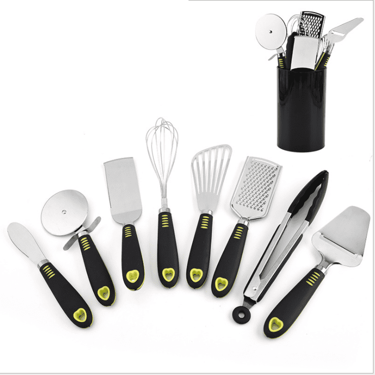 Stainless Steel Cooking Utensil Set.